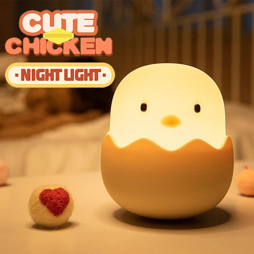 Cute Duck Silicone Night Light