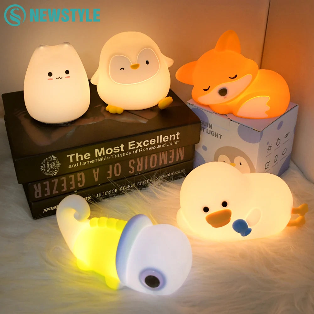 Cute Silicone Night Lights