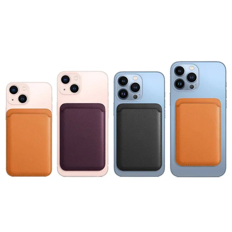 New Luxury Magnetic Leather Wallet Case For iPhone