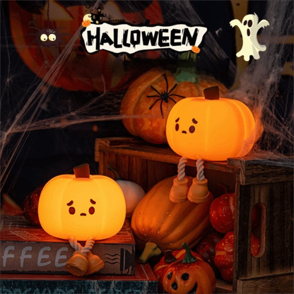 Silicone Halloween Pumpkin Night Light