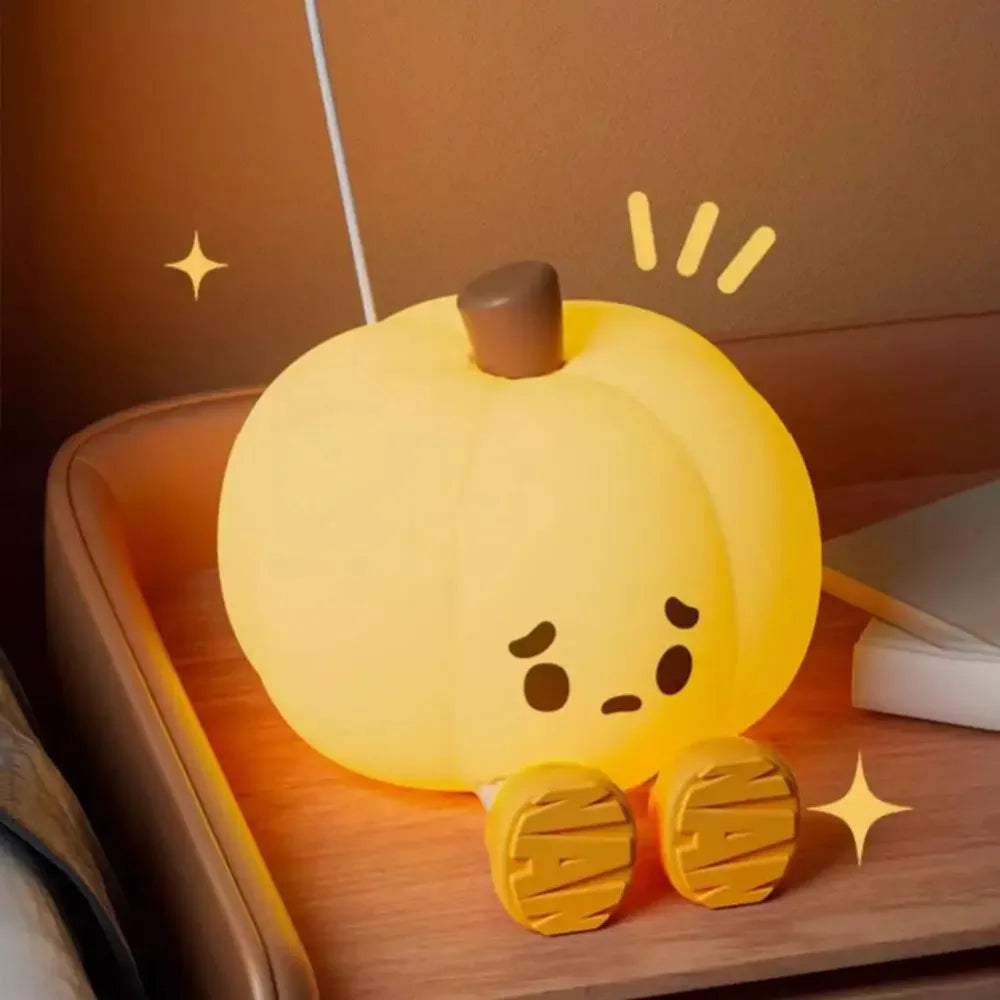 Silicone Halloween Pumpkin Night Light