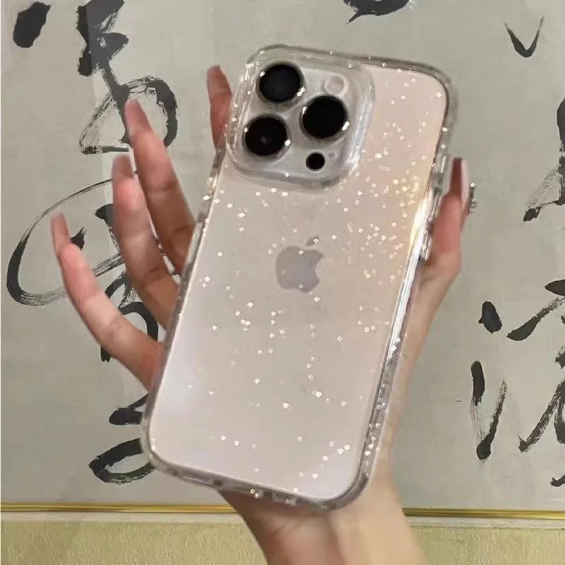Luxury Bling Glitter Clear Phone Case for iPhone