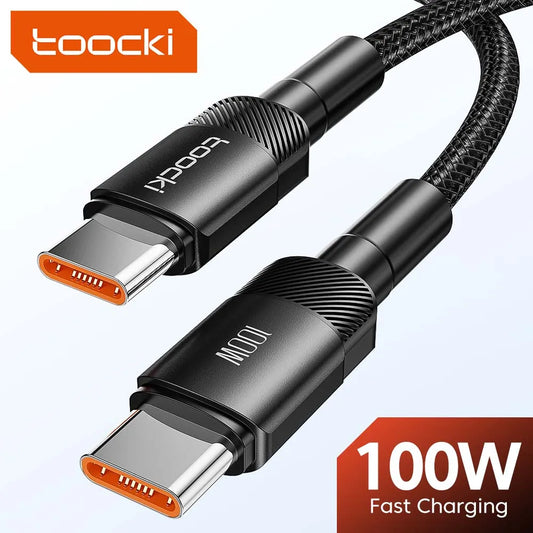 100W Quick Charge Type C to USB C Cable