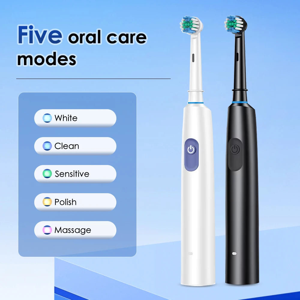 Smart Rotating Timing Electric Toothbrush