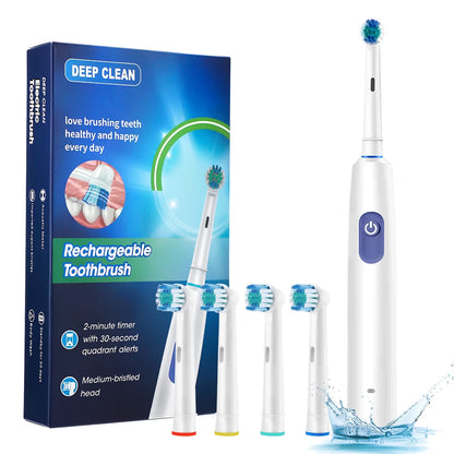 Smart Rotating Timing Electric Toothbrush