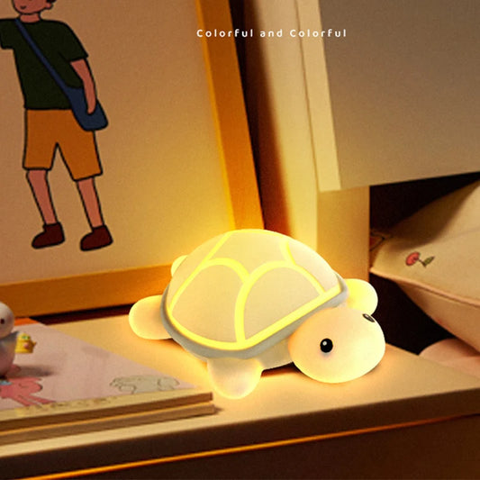 Cute Turtle Silicone Night Light