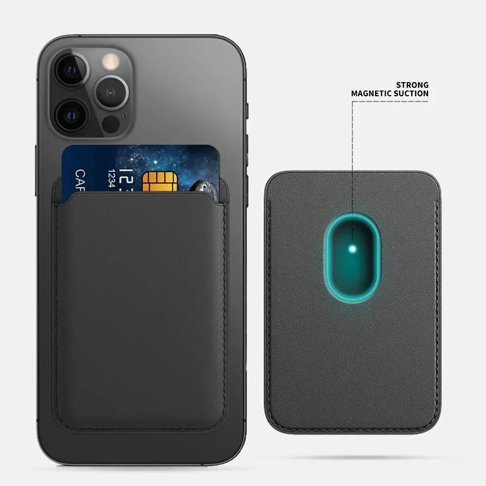 New Luxury Magnetic Leather Wallet Case For iPhone