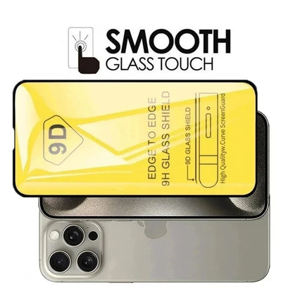 5PCS 9D Tempered Glass For iPhone