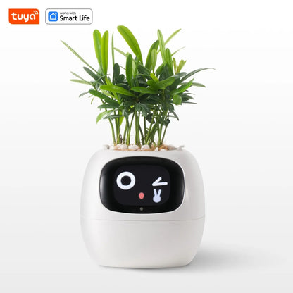 White Tuya Ivy Smart Planter