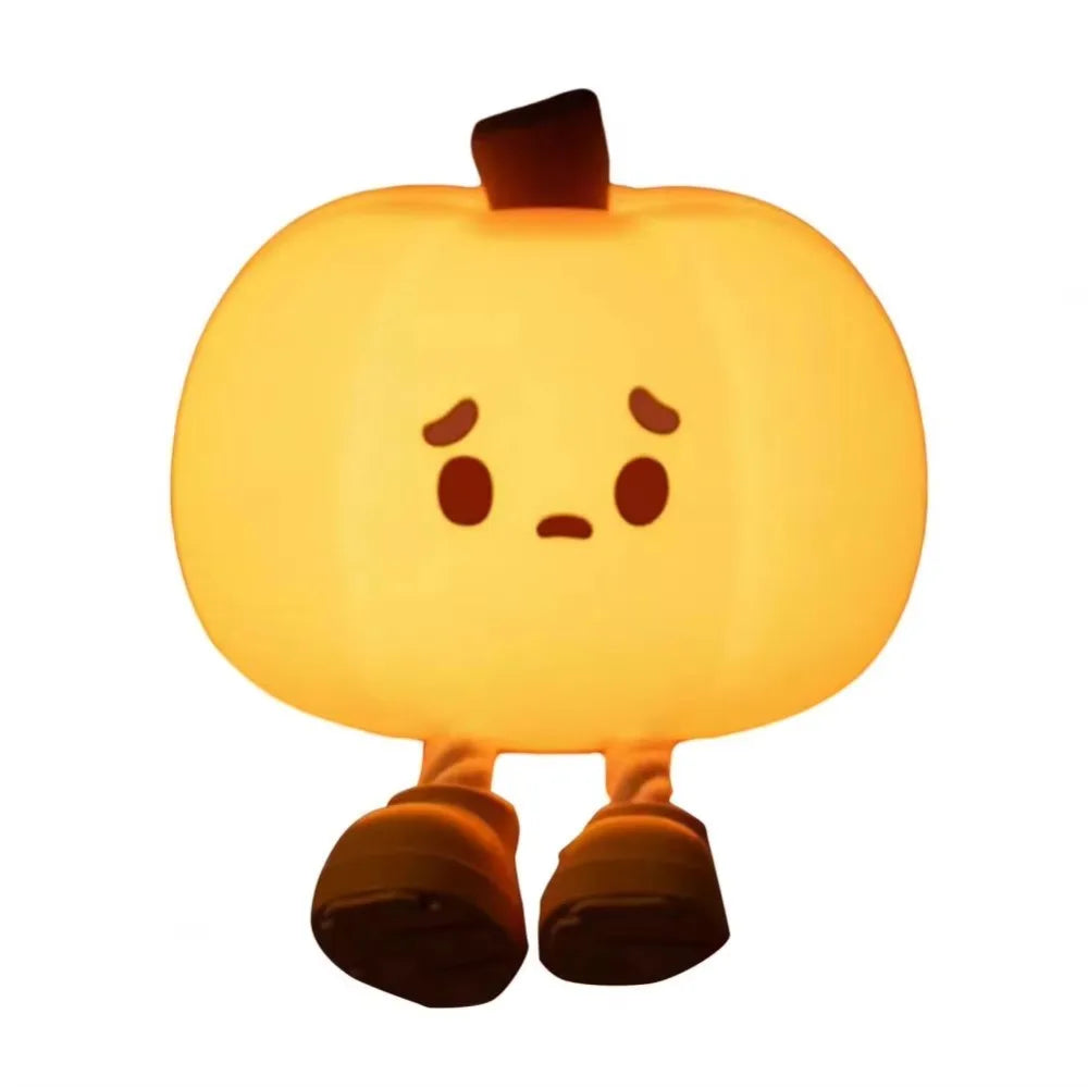 Silicone Halloween Pumpkin Night Light