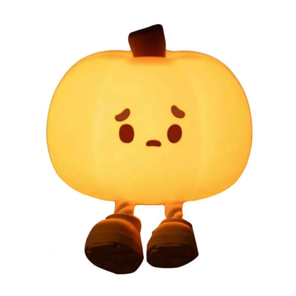 Silicone Halloween Pumpkin Night Light