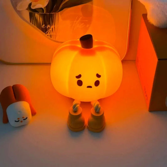 Silicone Halloween Pumpkin Night Light