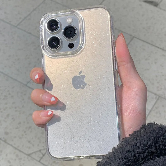 Luxury Bling Glitter Clear Phone Case for iPhone