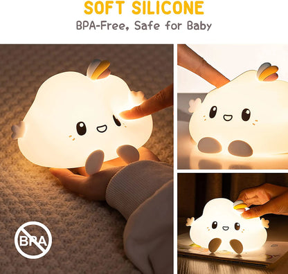 Kawaii Cloud Silicone Night Light