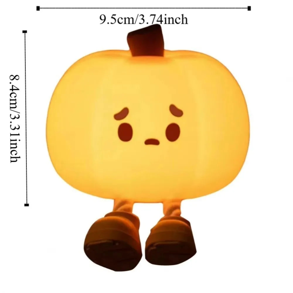 Silicone Halloween Pumpkin Night Light
