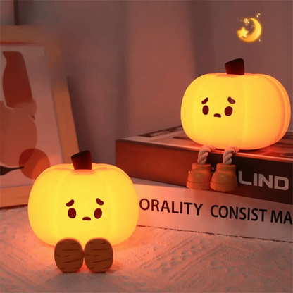 Silicone Halloween Pumpkin Night Light
