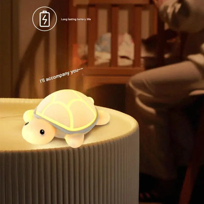 Cute Turtle Silicone Night Light