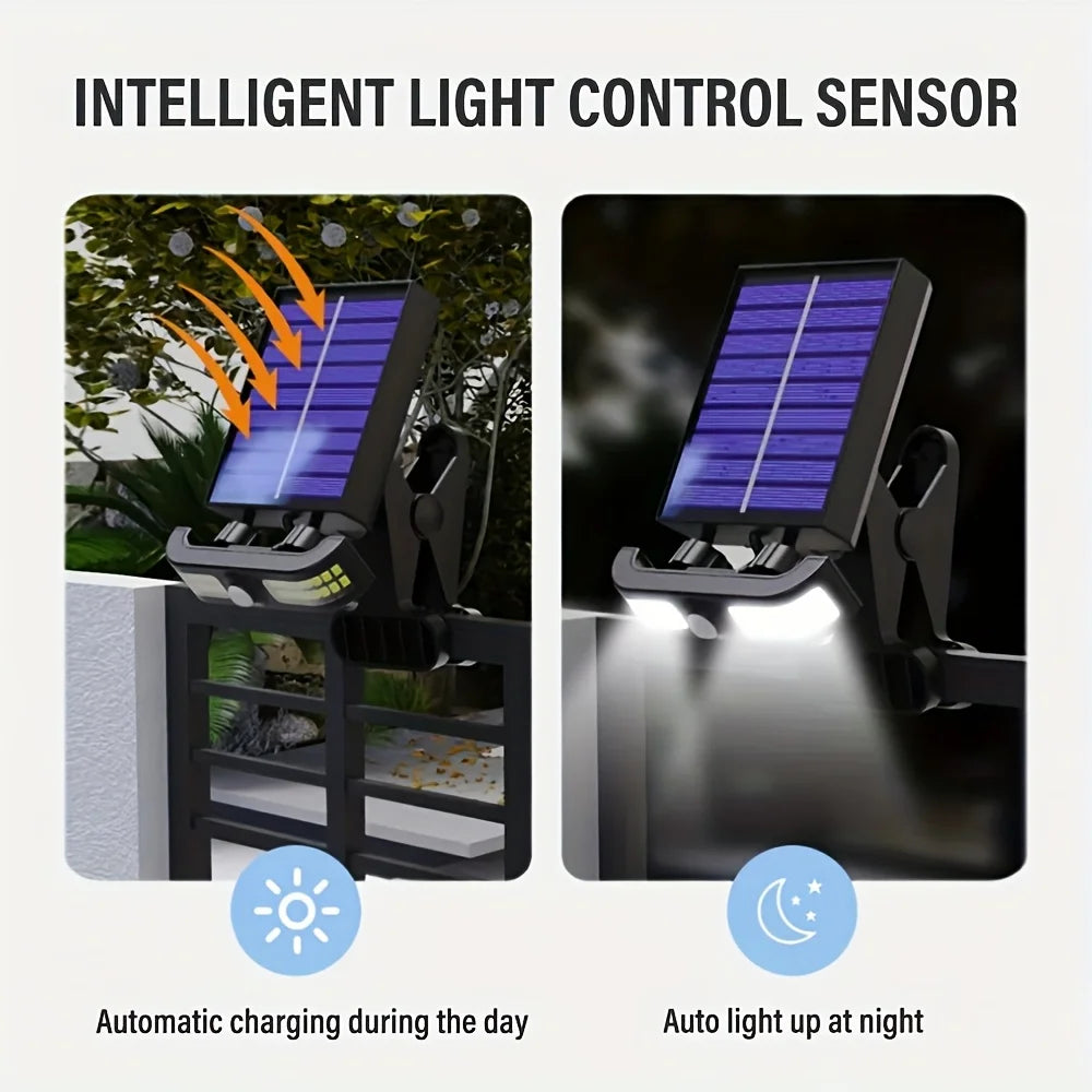 Smart Motion Sensor Outdoor Solar Clip Light