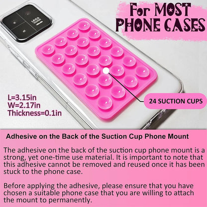 Candy Color Silicone Suction Phone Case