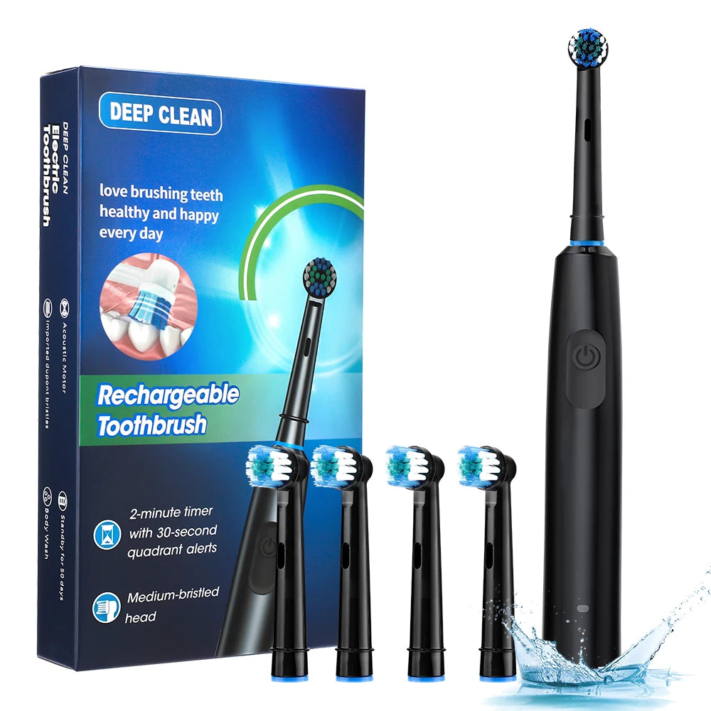 Smart Rotating Timing Electric Toothbrush