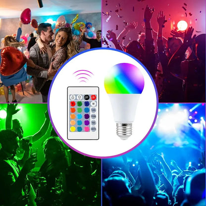 16 Colors RGB LED Bulb