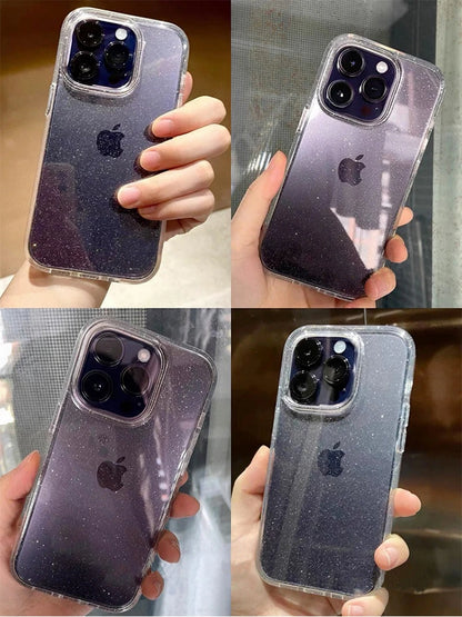 Luxury Bling Glitter Clear Phone Case for iPhone