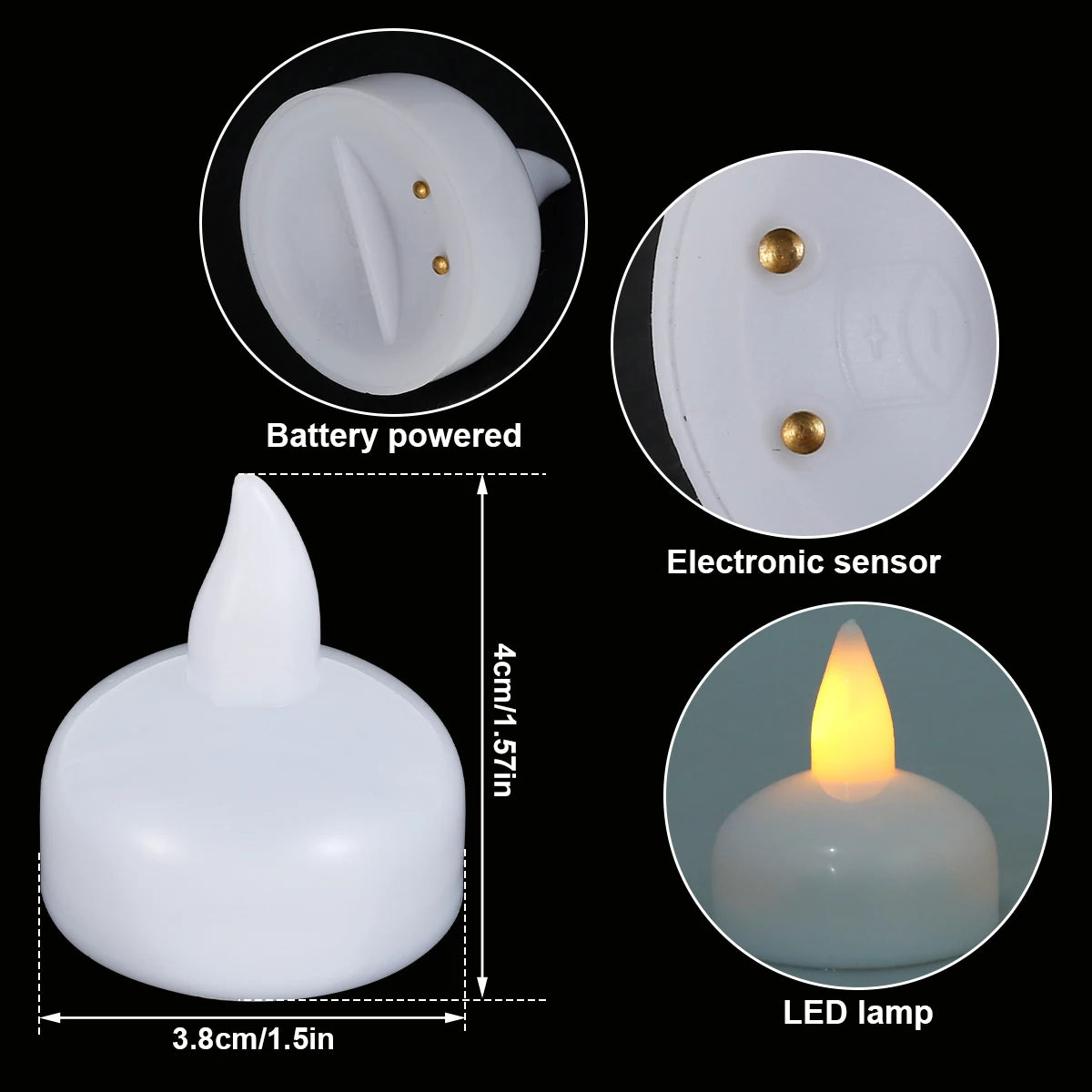 Floating Candle Lamp