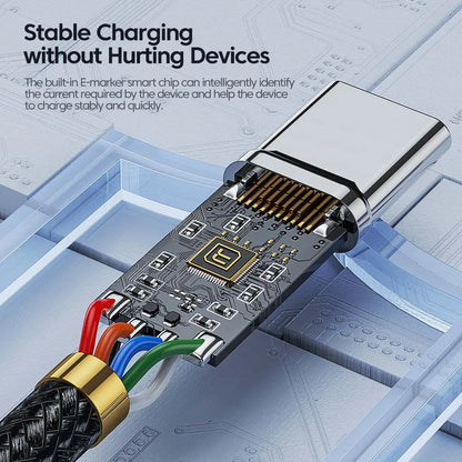 100W Quick Charge Type C to USB C Cable